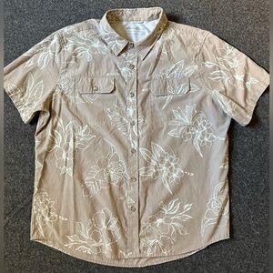 Eddie Bauer Button Down Fishing Shirt Men’s XL